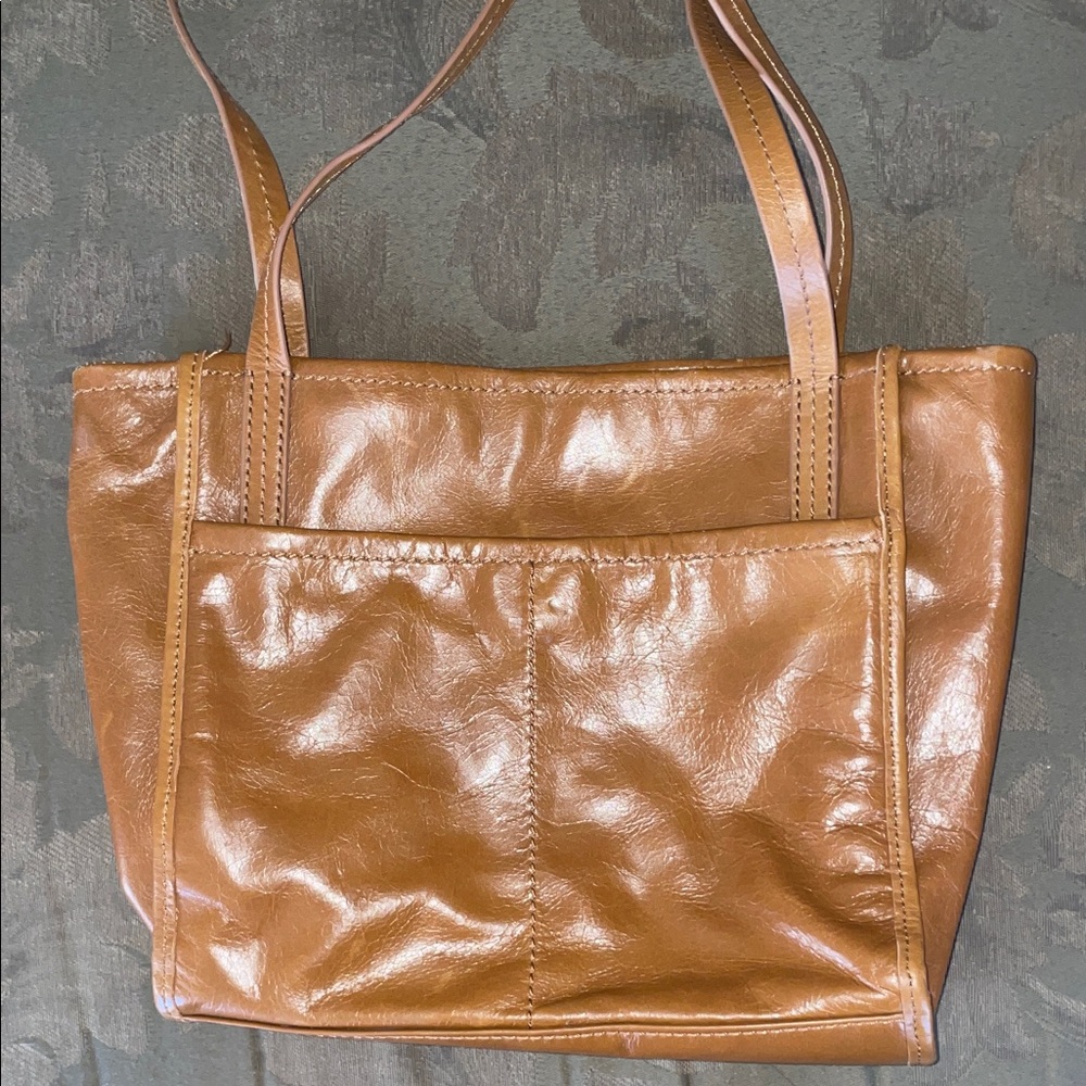HOBO Tan Leather Tote Bag